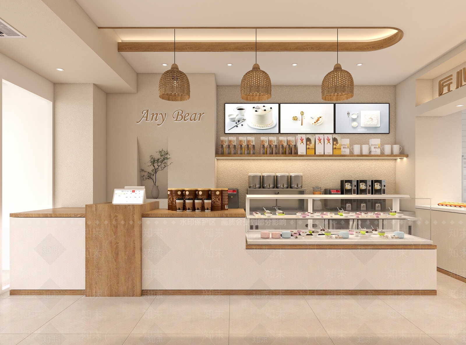 现代面包店3D模型下载【ID:1119383297】