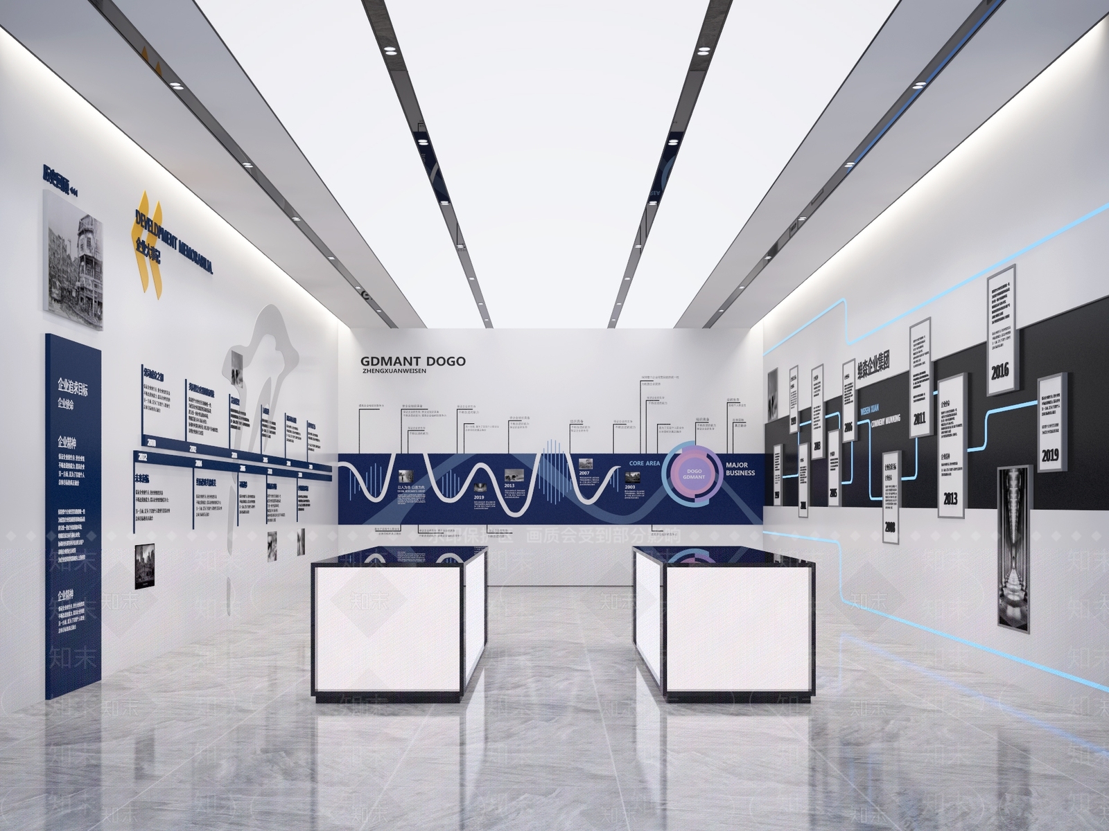 现代商业展厅SU模型下载【ID:1119387290】