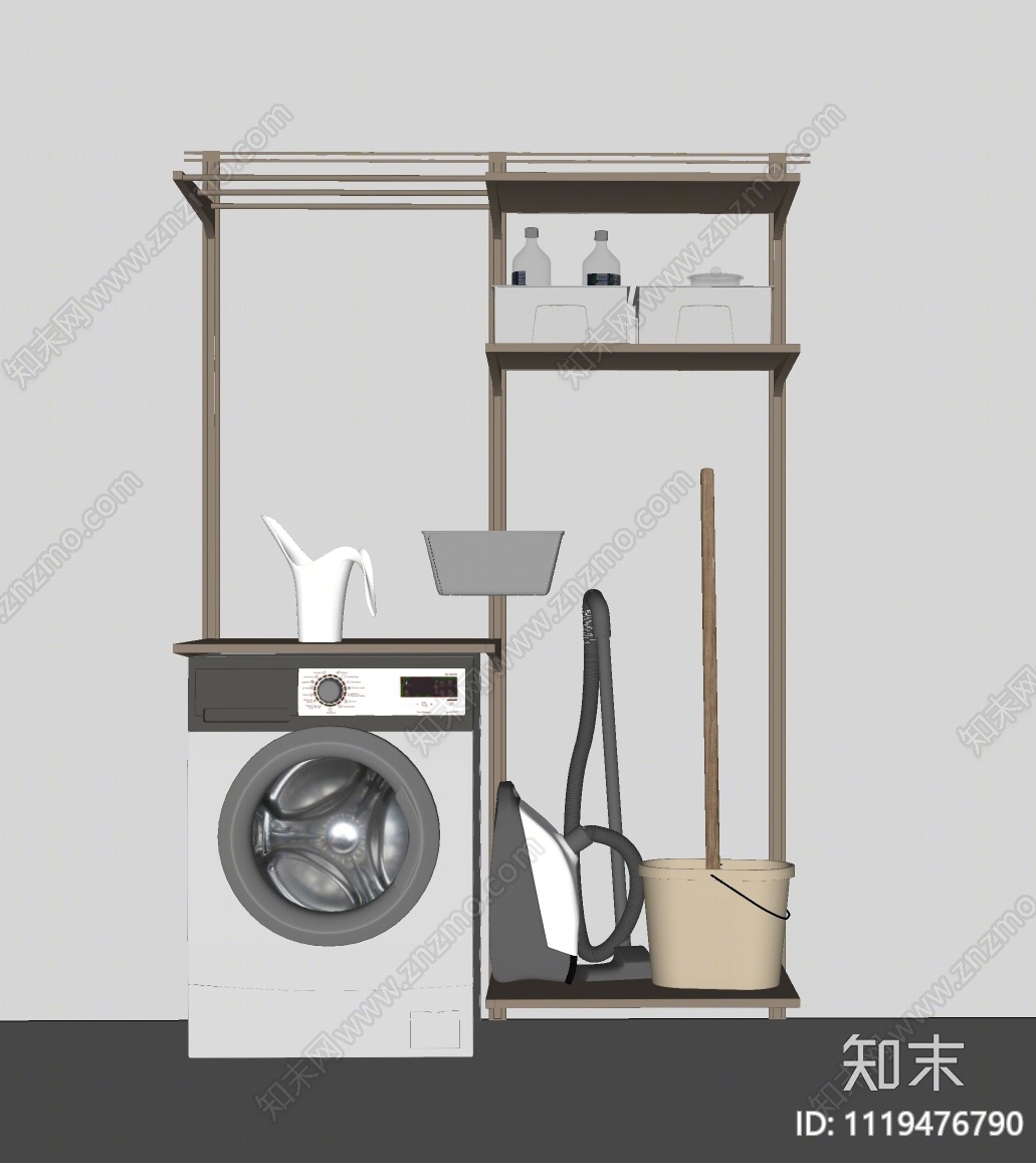 家用电器组合SU模型下载【ID:1119476790】