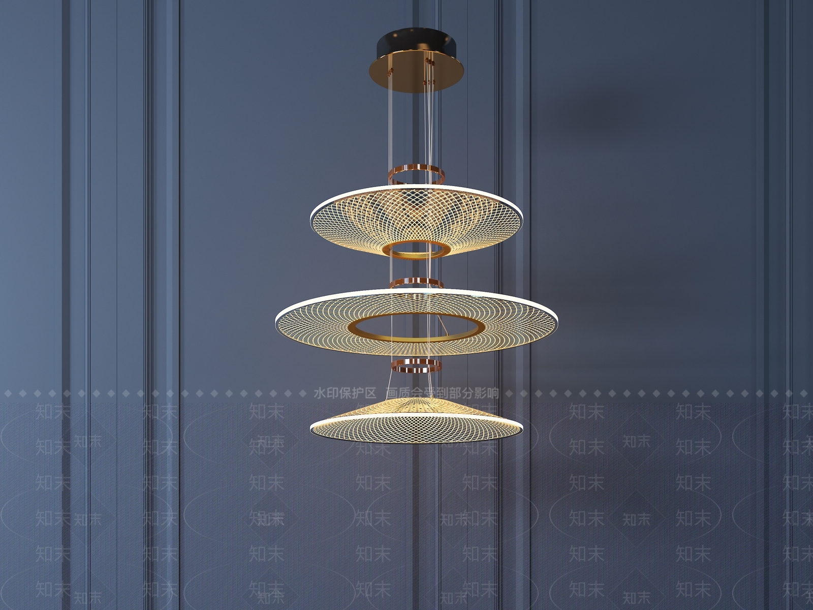 现代飞碟灯3D模型下载【ID:1119496018】