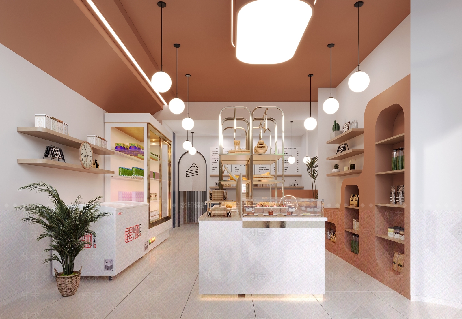 现代面包店3D模型下载【ID:1119516235】