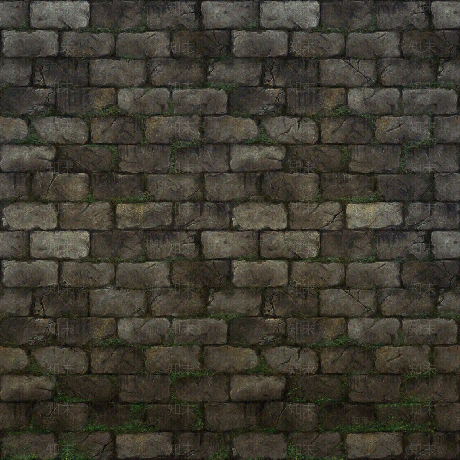 青砖围墙外墙贴图下载【ID:1119522976】