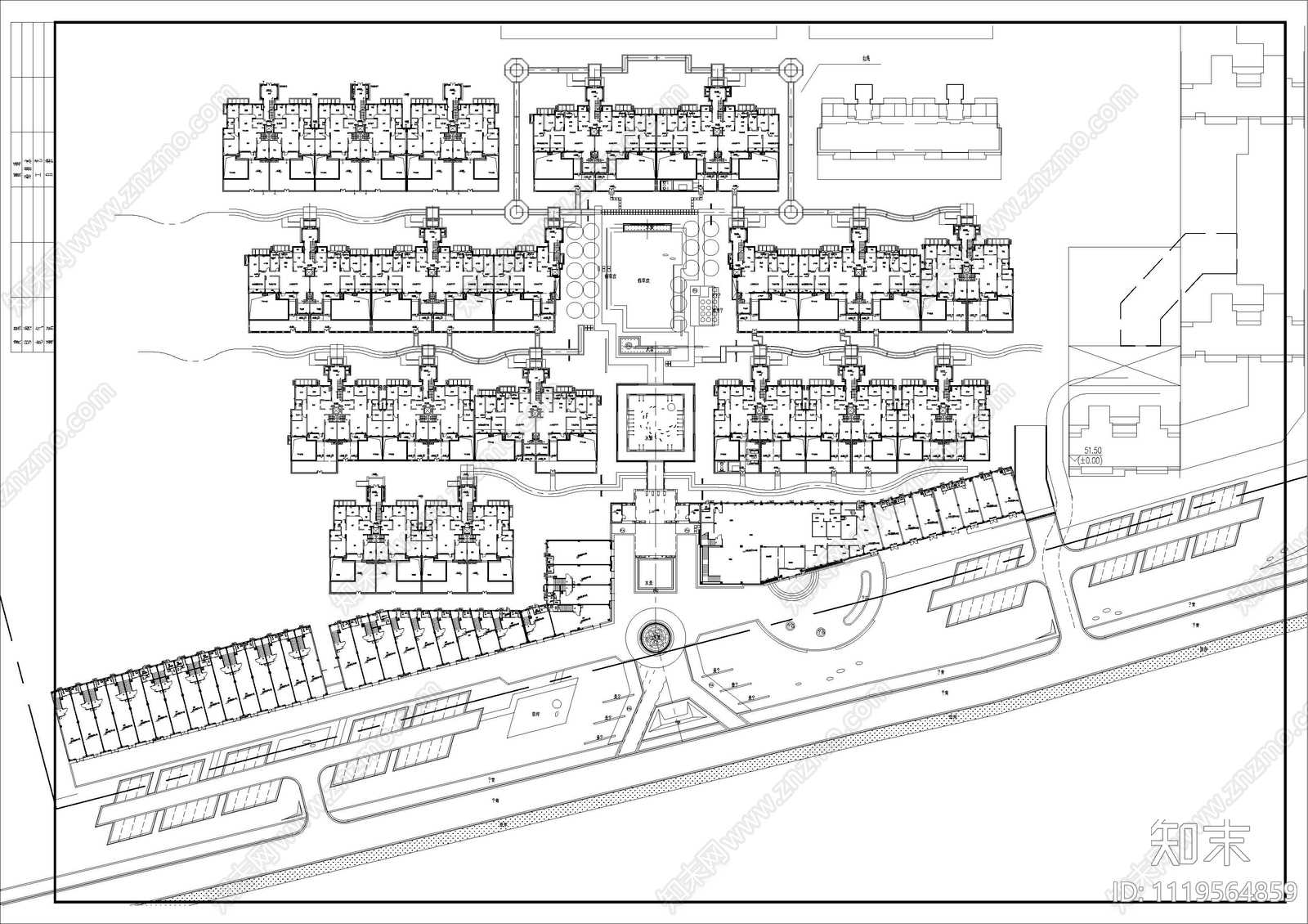 沈阳华润翡翠城青城山住宅景观方案CAD全套施工图施工图下载【ID:1119564859】