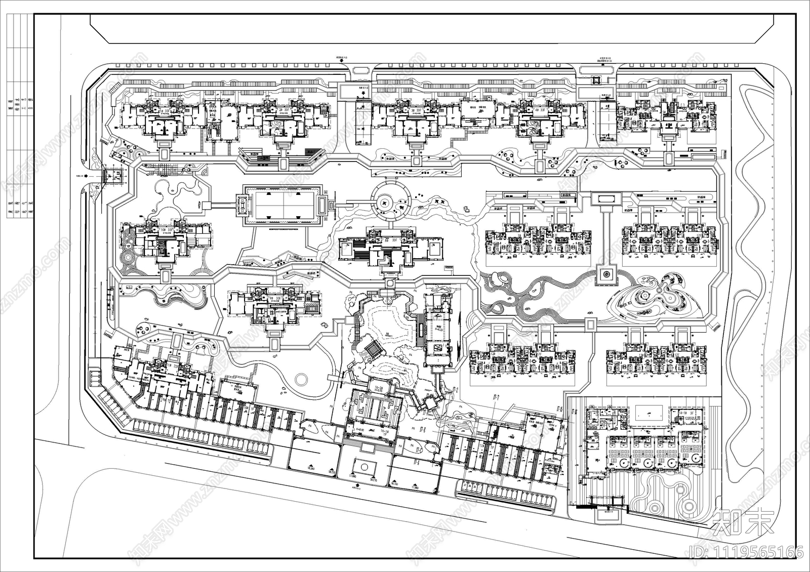 福建漳浦建发玺院大区住宅景观方案文本全套施工图施工图下载【ID:1119565166】