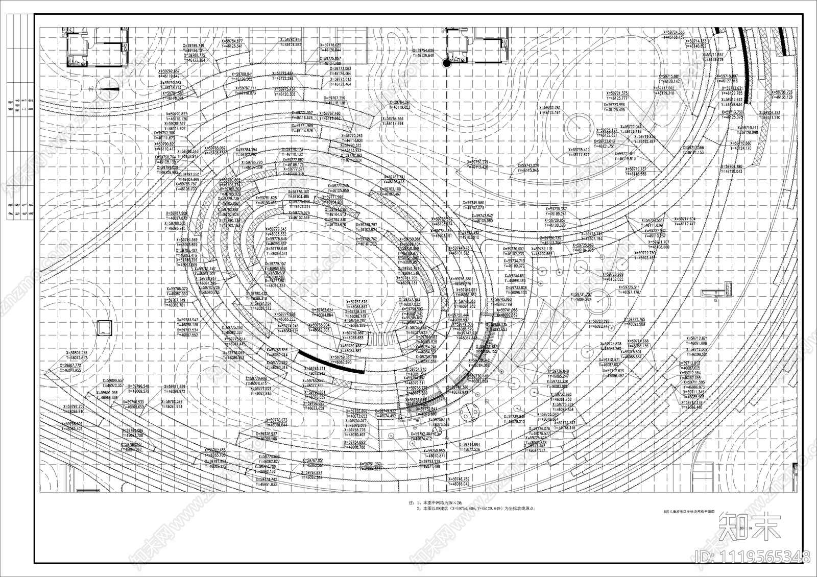 黄埭镇古宫新村三期安置小区住宅景观全套施工图施工图下载【ID:1119565348】