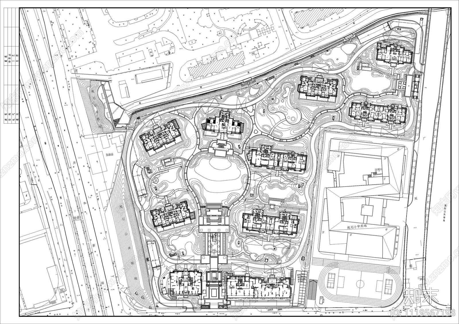 上海方兴西区金茂府全套实景施工图施工图下载【ID:1119567198】