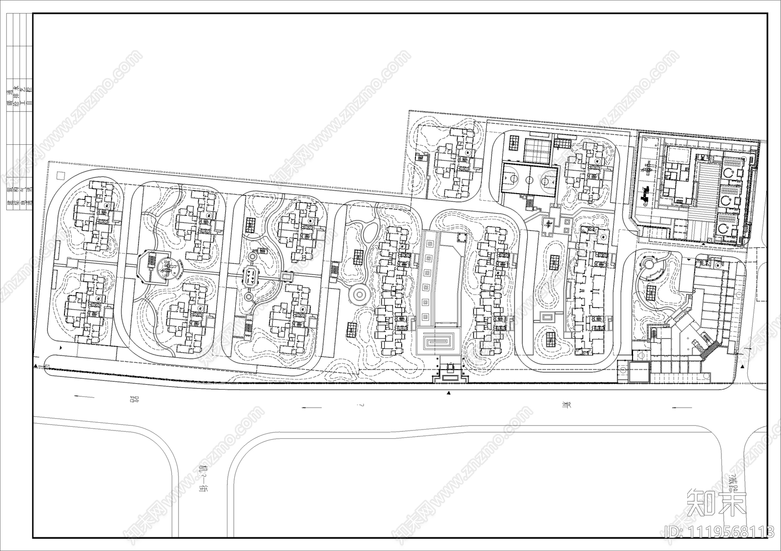 天悦和苑二期农民安置房住宅景观方案全套施工图施工图下载【ID:1119568113】