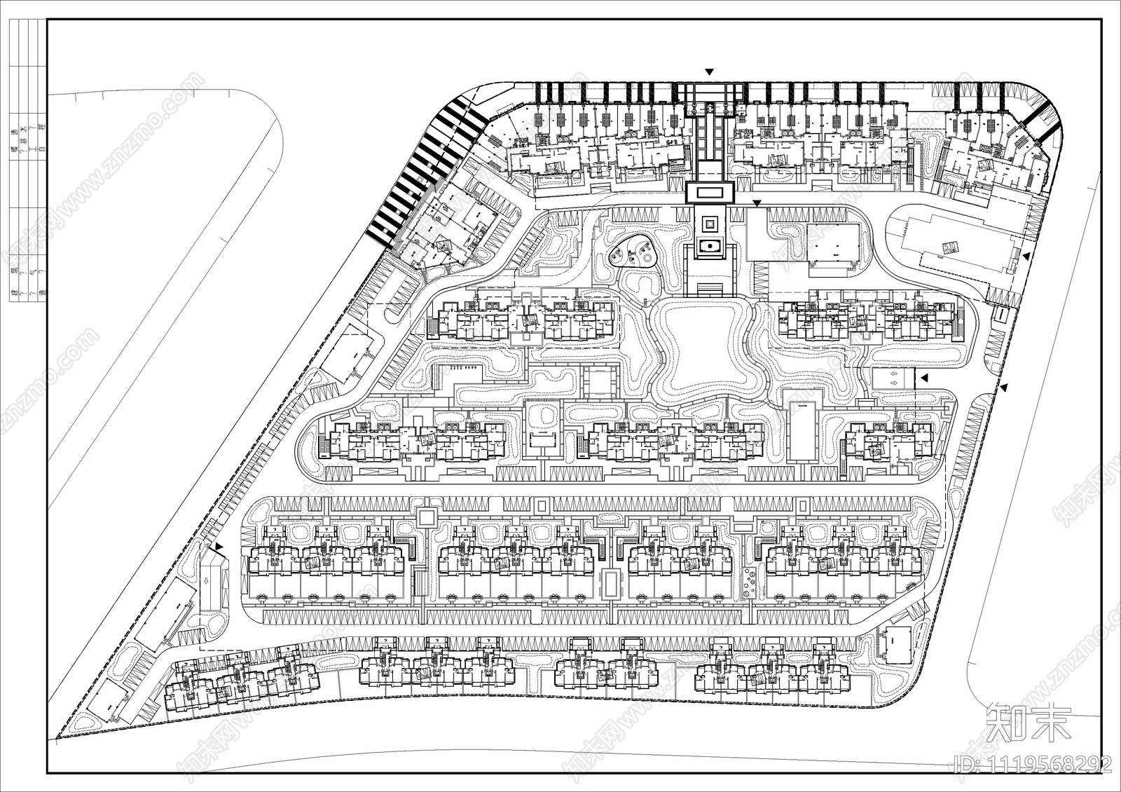 同济上海青浦泰禾虹桥住宅大区景观方案全套施工图施工图下载【ID:1119568292】