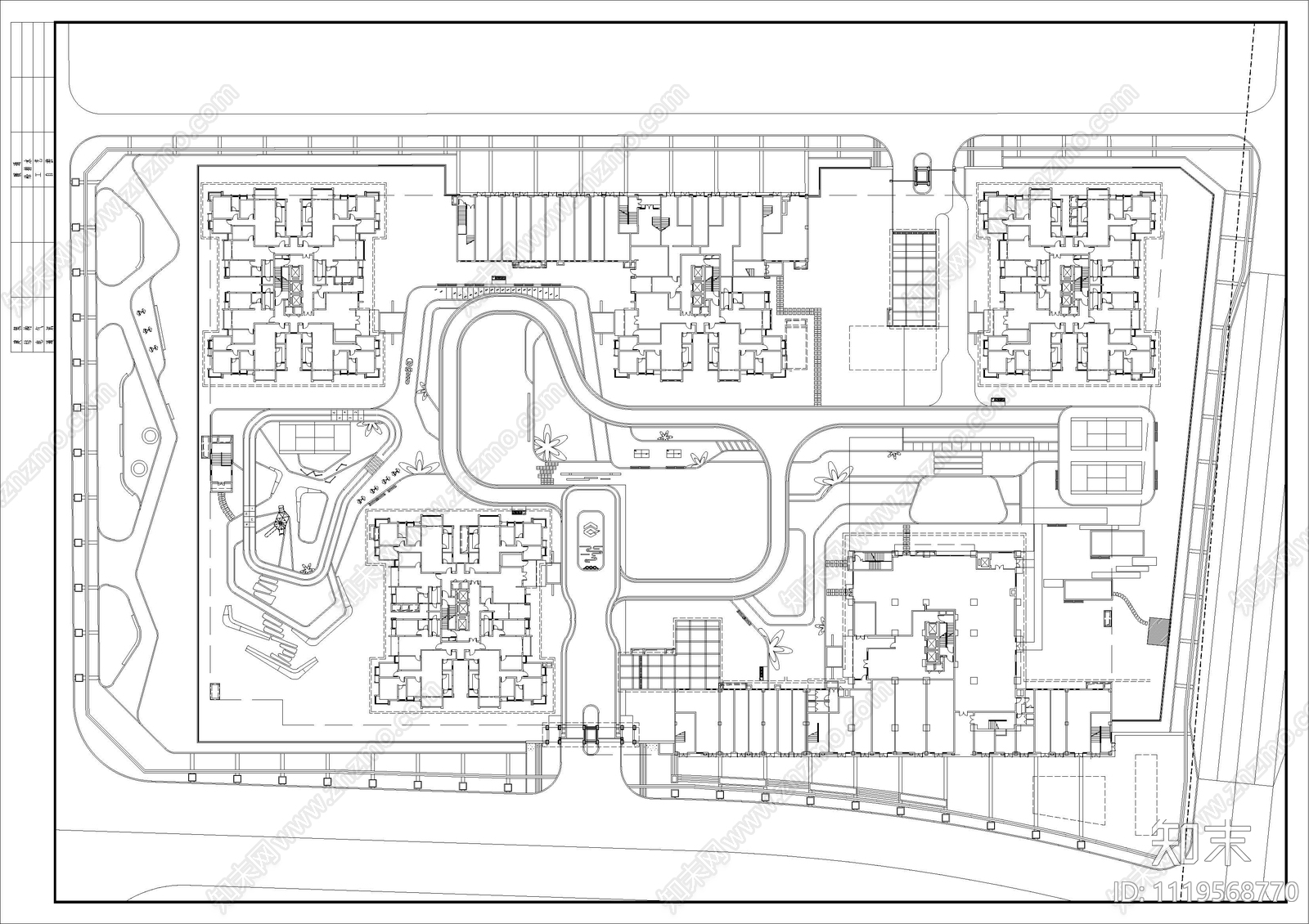 云城苑悦府居住区景观施工图施工图下载【ID:1119568770】_知末案例馆