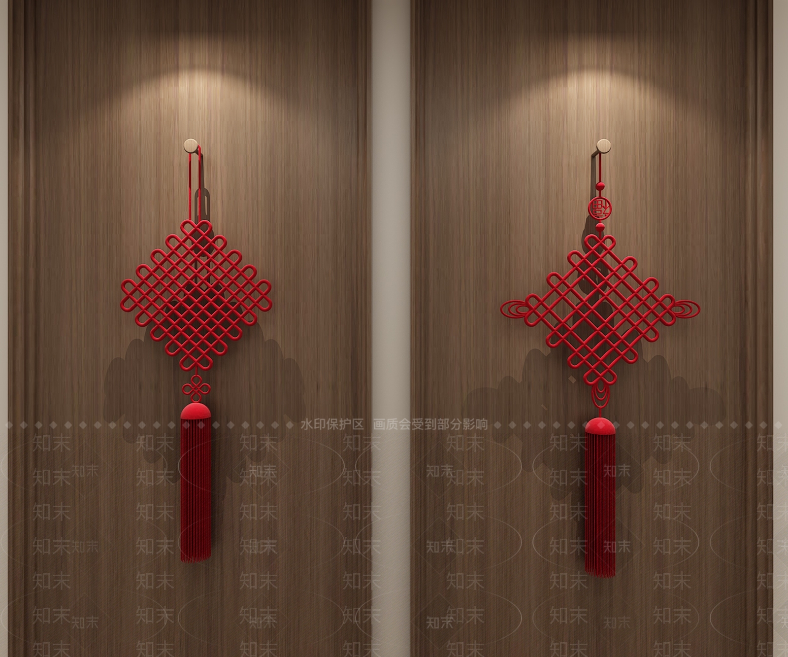 中式中国结3D模型下载【ID:1119573398】