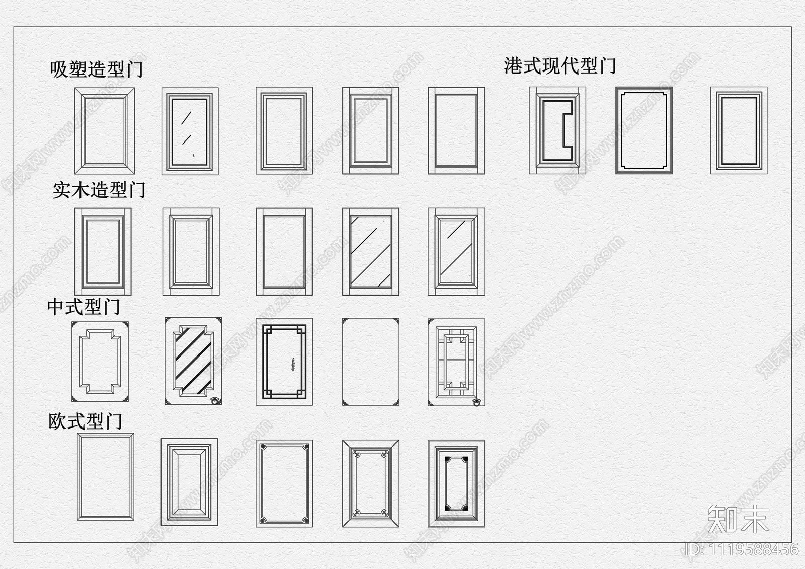 榻榻米系列衣柜动态块CAD施工图下载【ID:1119588456】