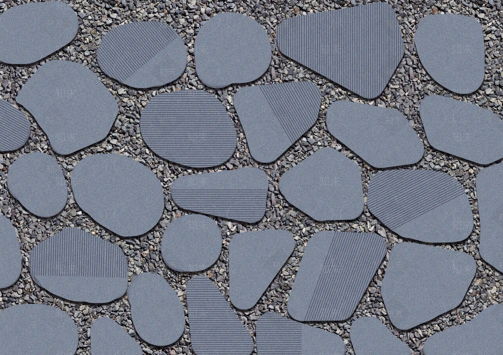 室外庭院汀步室外地砖石材铺装贴图下载【ID:1119591224】