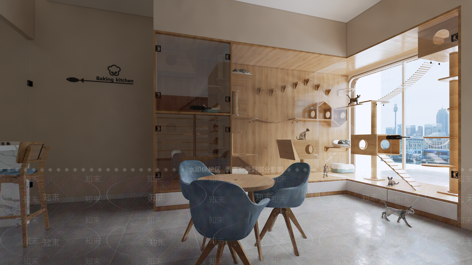 现代宠物店SU模型下载【ID:1119592065】