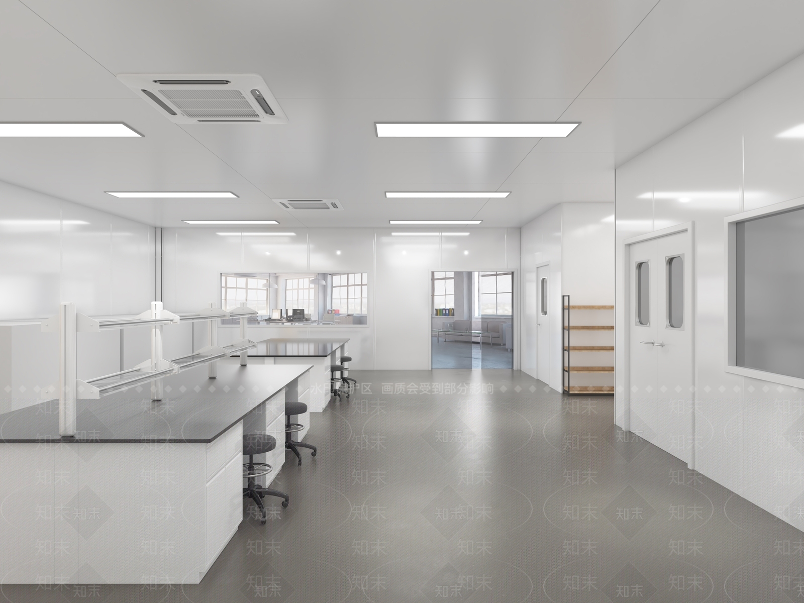 现代实验室3D模型下载【ID:1119598970】