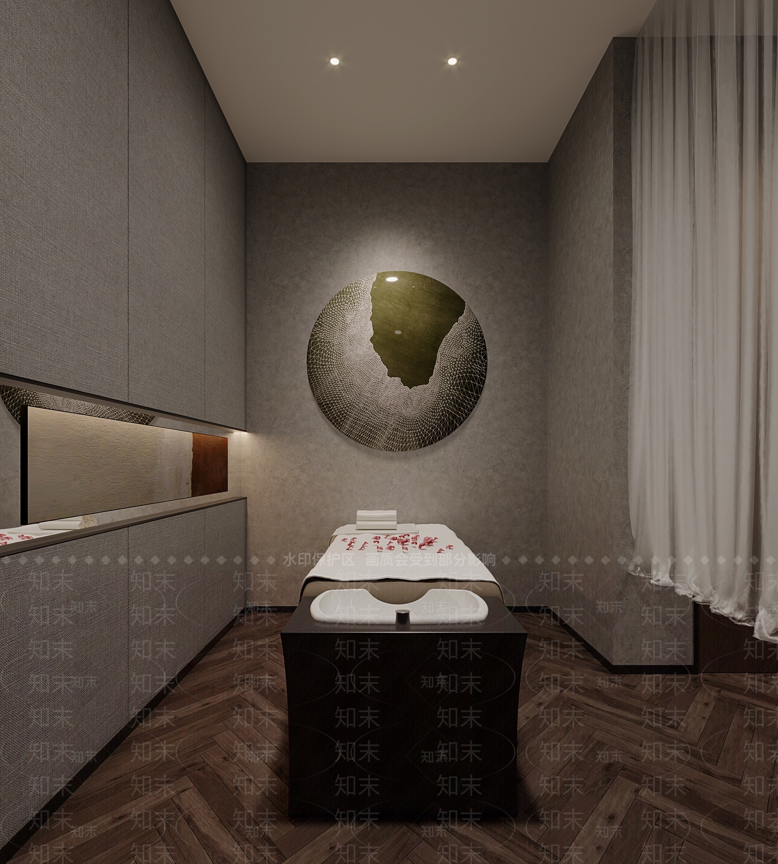 现代SPA包房3D模型下载【ID:1119641338】