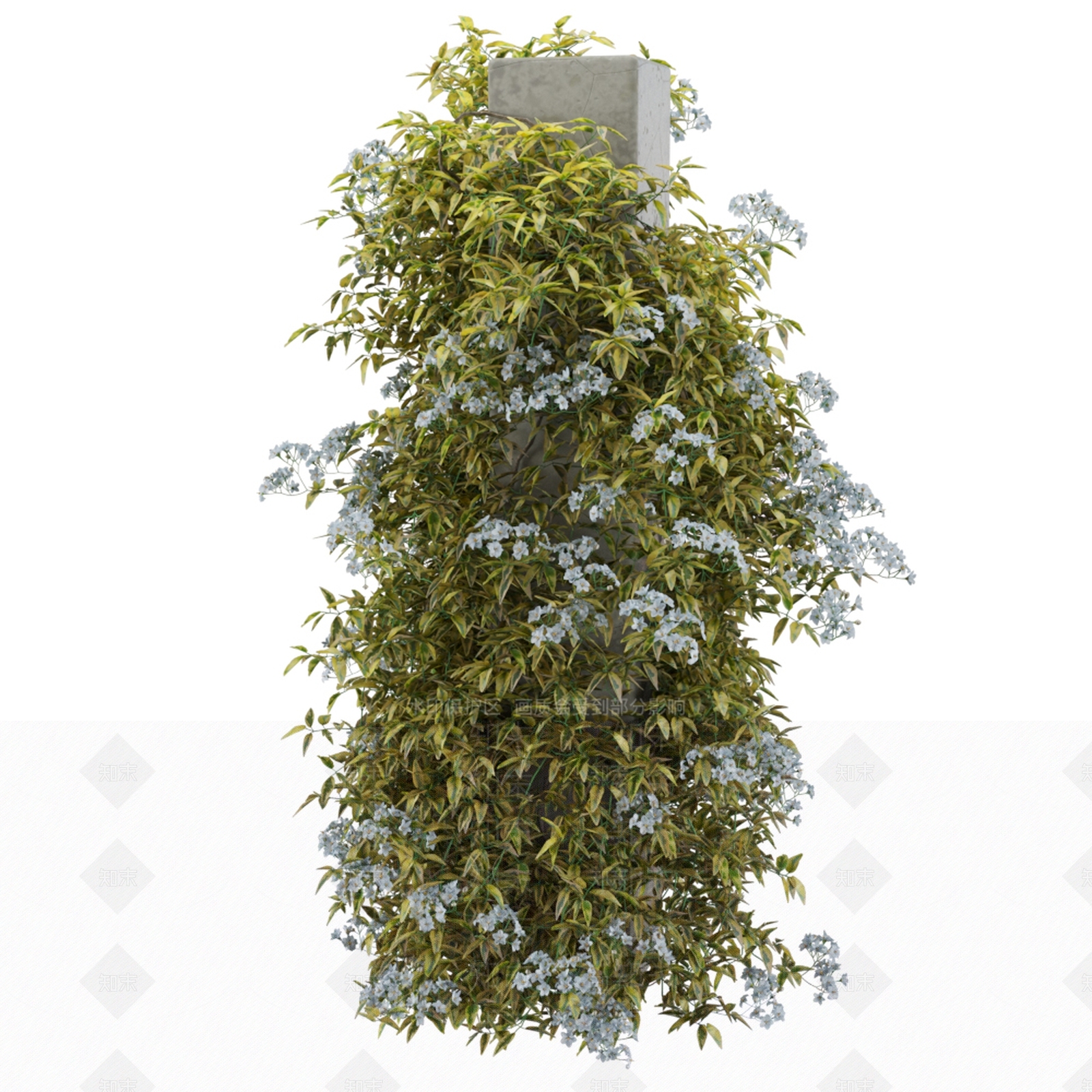 现代藤蔓3D模型下载【ID:1119659821】