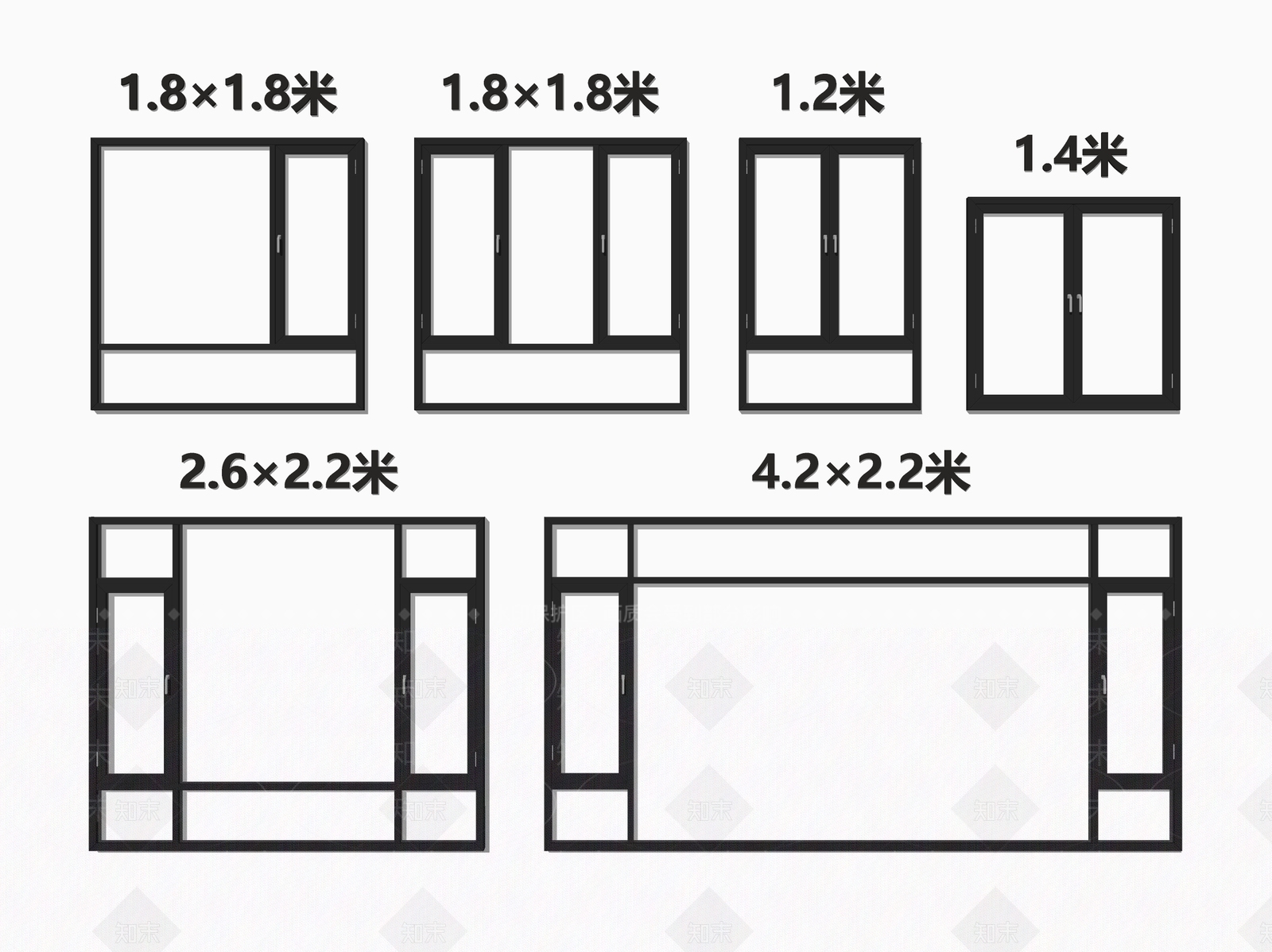 现代窗户SU模型下载【ID:1119676288】