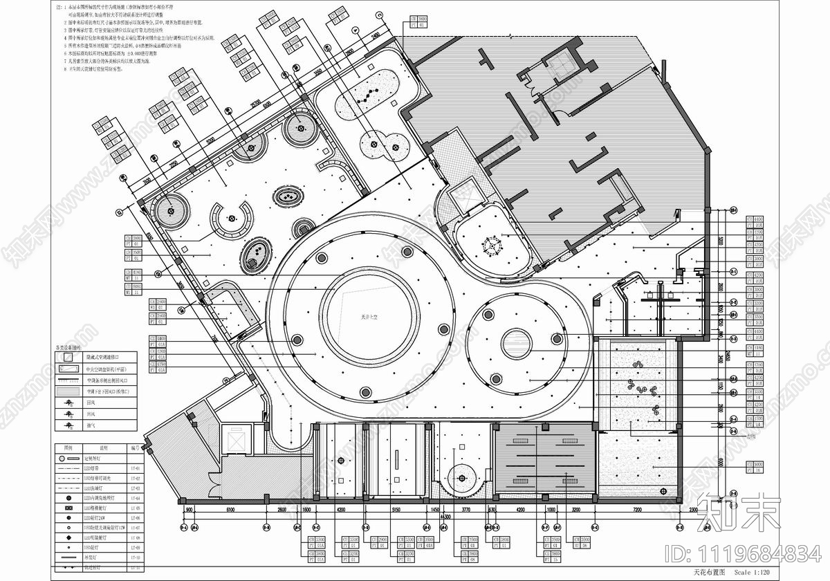 1000㎡儿童成长亲子休闲娱乐会所施工图施工图下载【ID:1119684834】