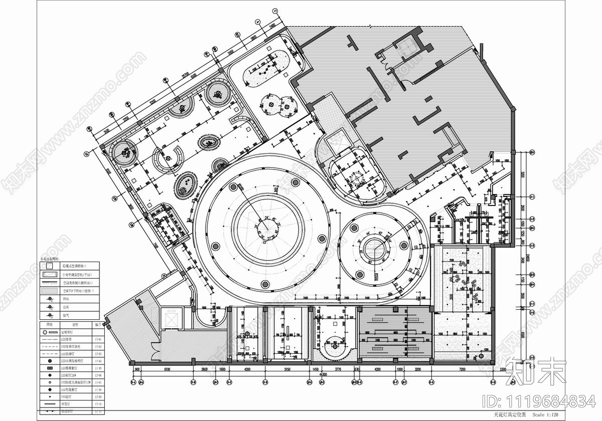 1000㎡儿童成长亲子休闲娱乐会所施工图施工图下载【ID:1119684834】