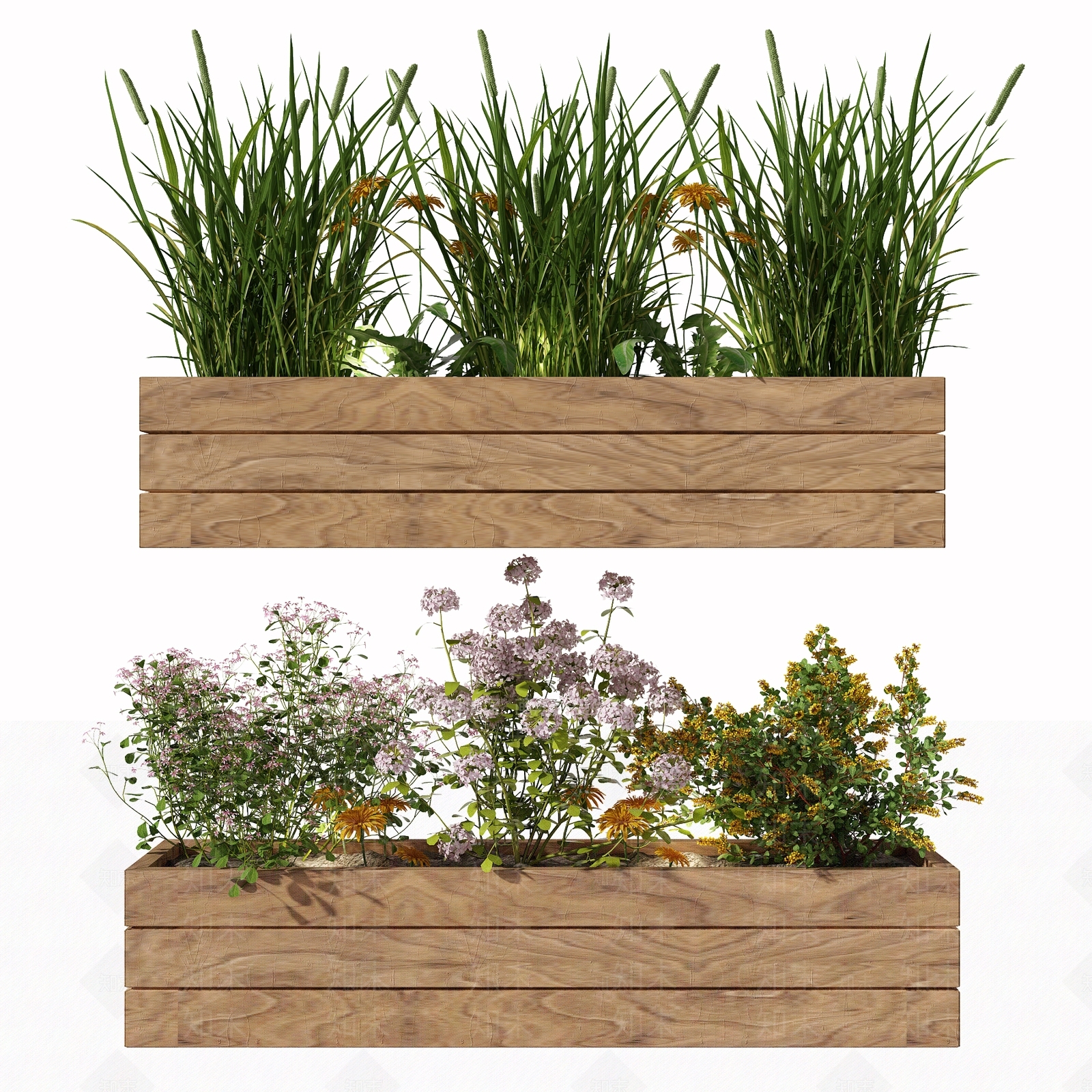花坛3D模型下载【ID:1119911213】