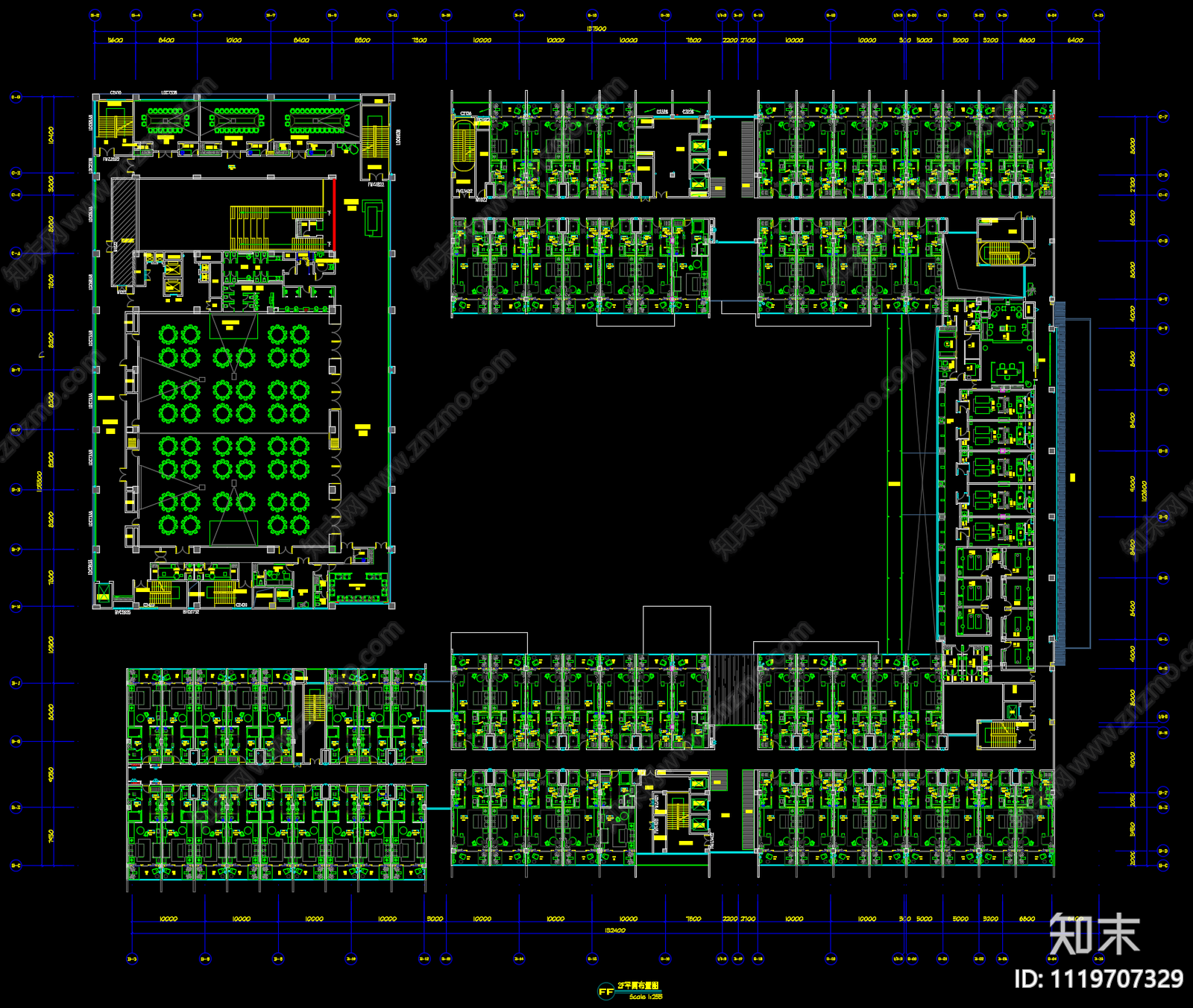 西塘良壤酒店空间设计施工图cad施工图下载【ID:1119707329】