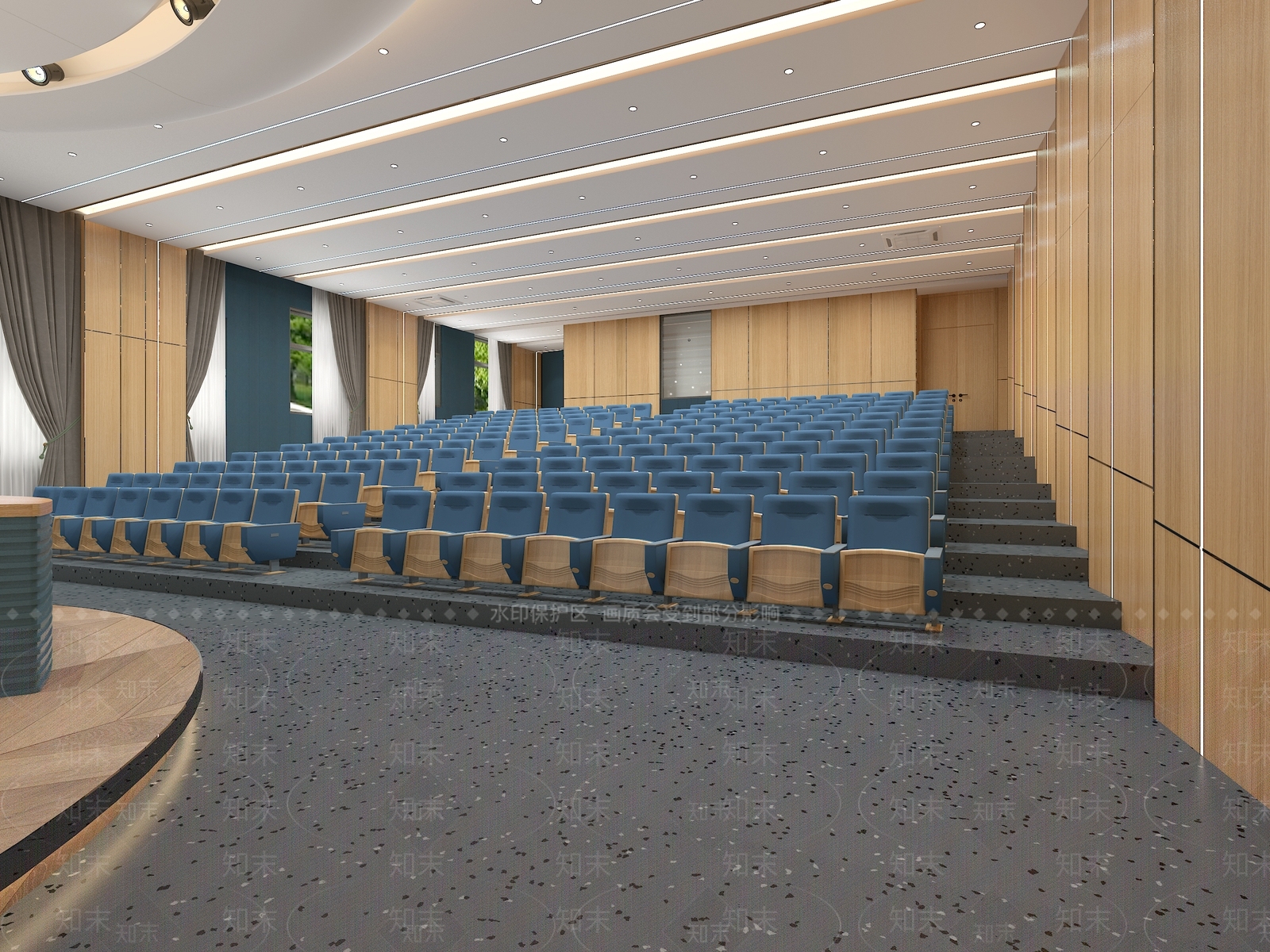 现代报告厅3D模型下载【ID:1119755169】