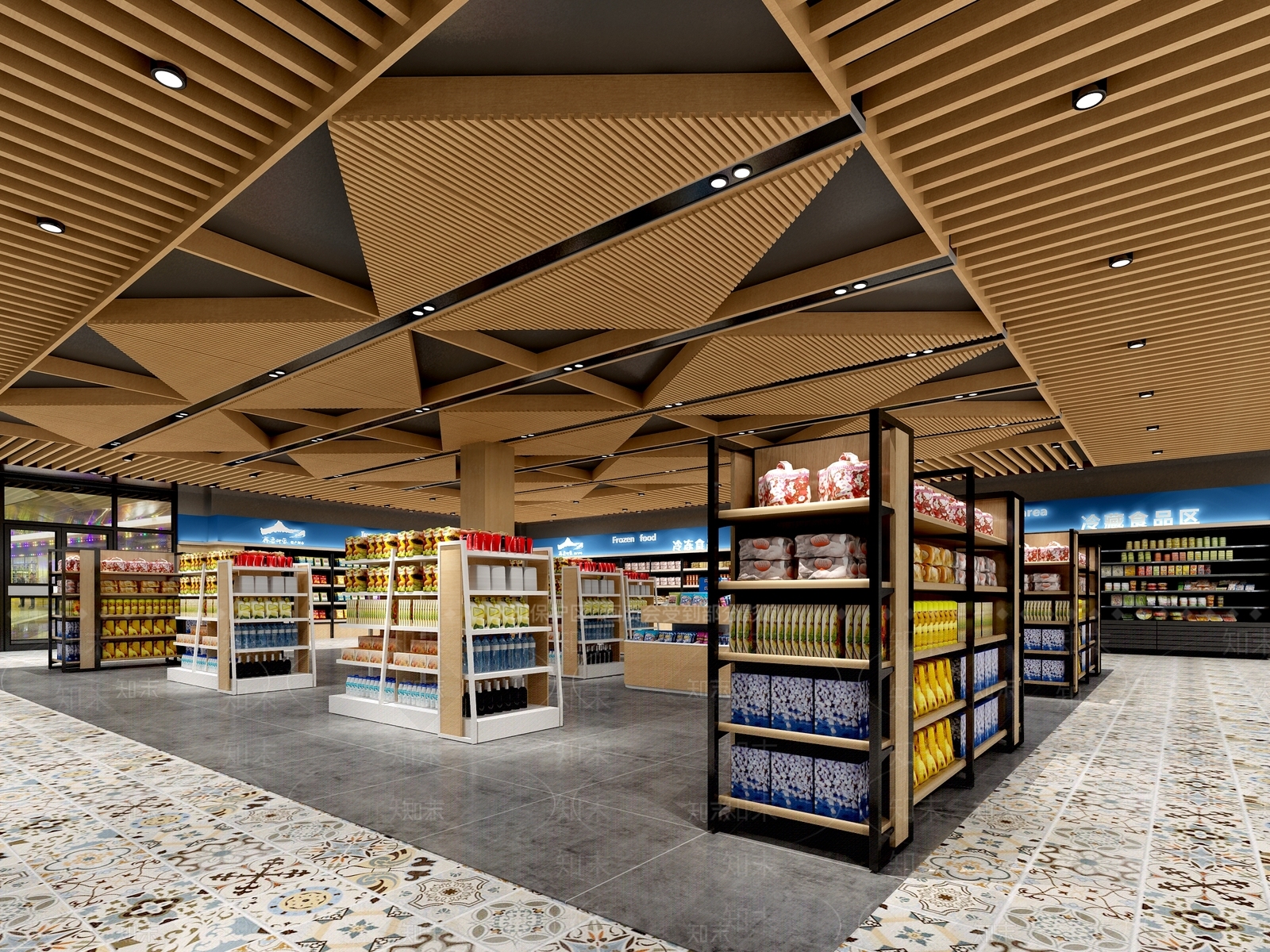 现代超市3D模型下载【ID:1119768300】