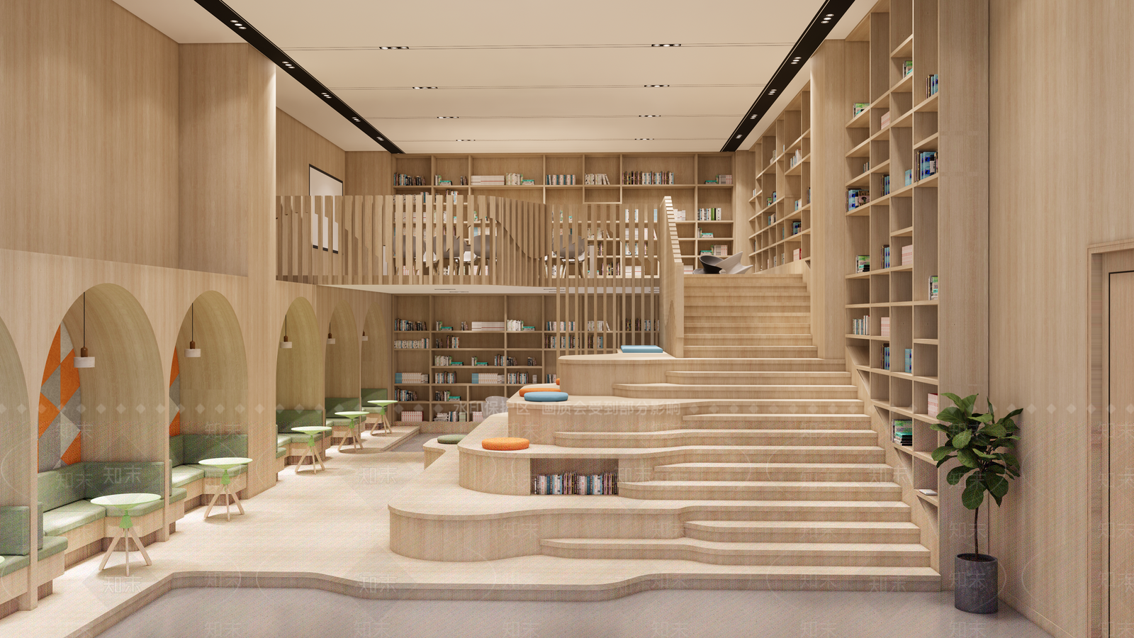 现代书店SU模型下载【ID:1119870463】