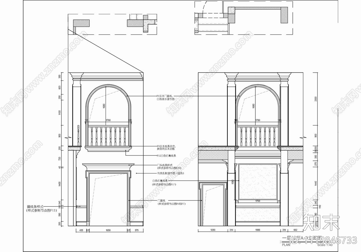 600㎡三层别墅设计平面图施工图施工图下载【ID:1119846733】