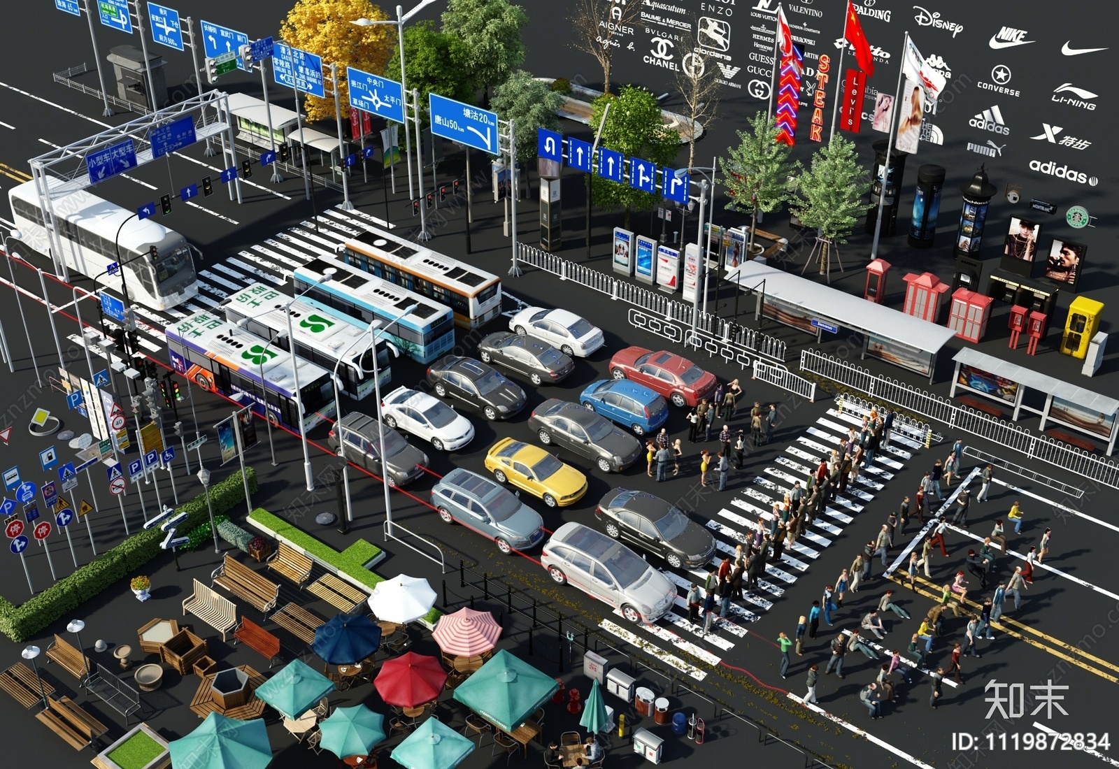 汽车3D模型下载【ID:1119872834】