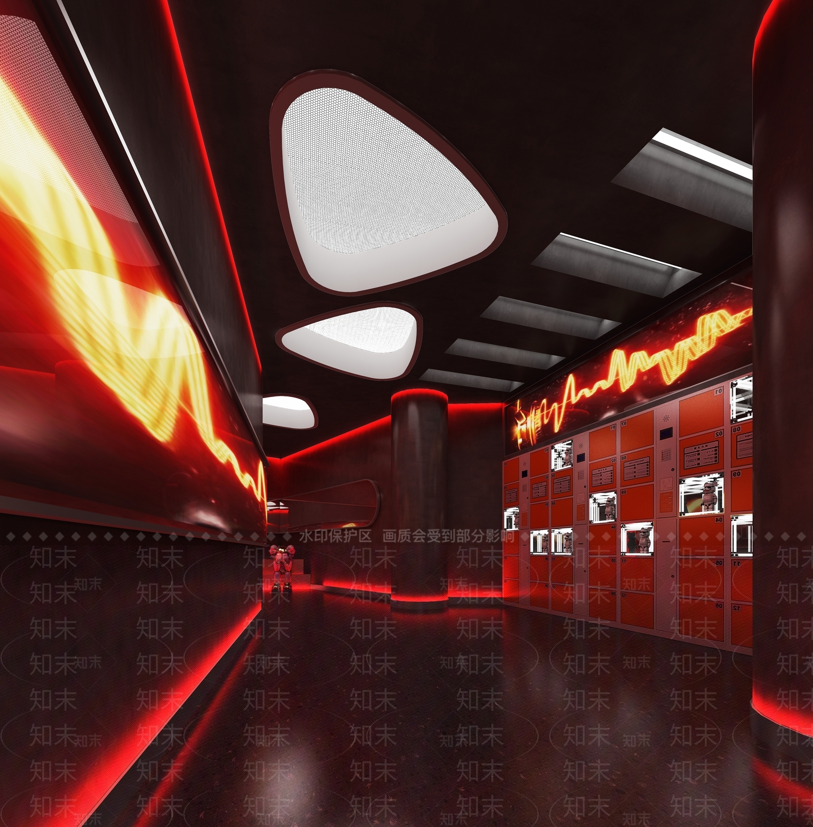 工业风酒吧前厅3D模型下载【ID:1119854175】