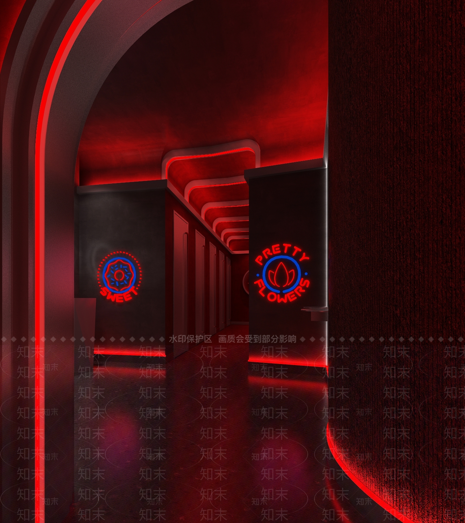 工业风酒吧卫生间3D模型下载【ID:1119854240】