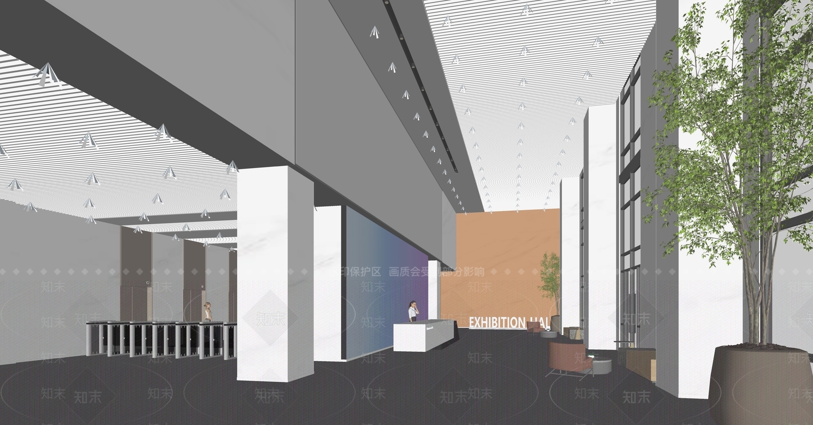 现代其他文化空间SU模型下载【ID:1222190866】