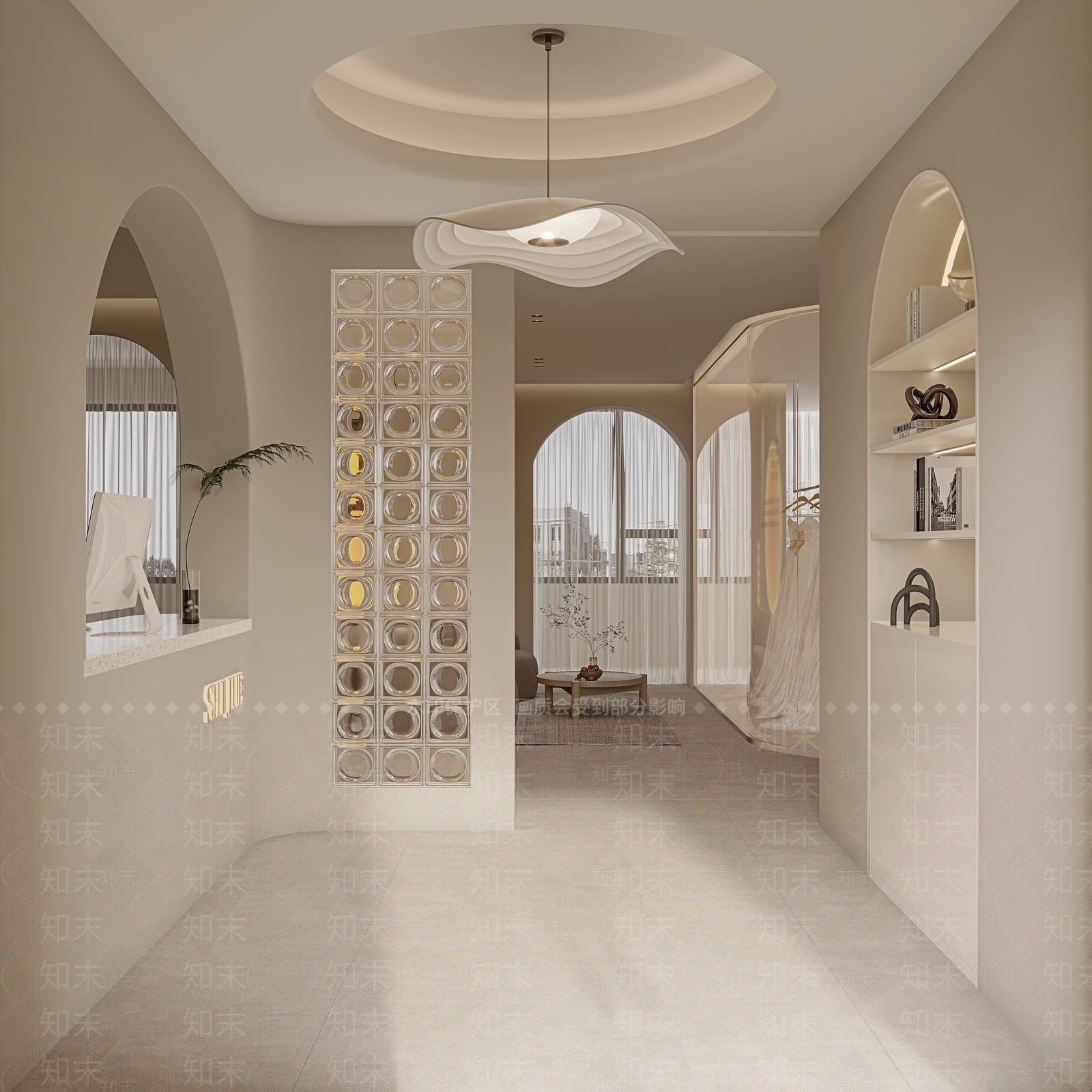 侘寂婚纱店3D模型下载【ID:1119955159】