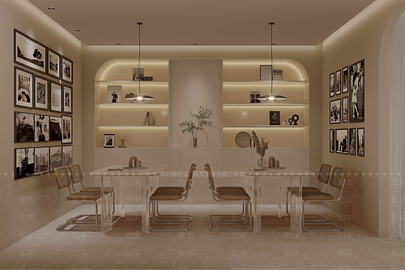 侘寂婚纱店3D模型下载【ID:1119955159】