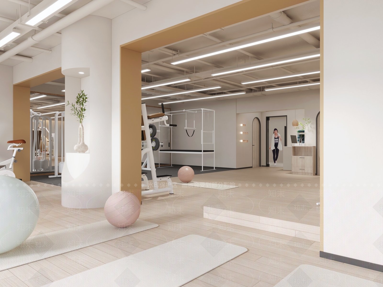 现代健身房3D模型下载【ID:1119962000】