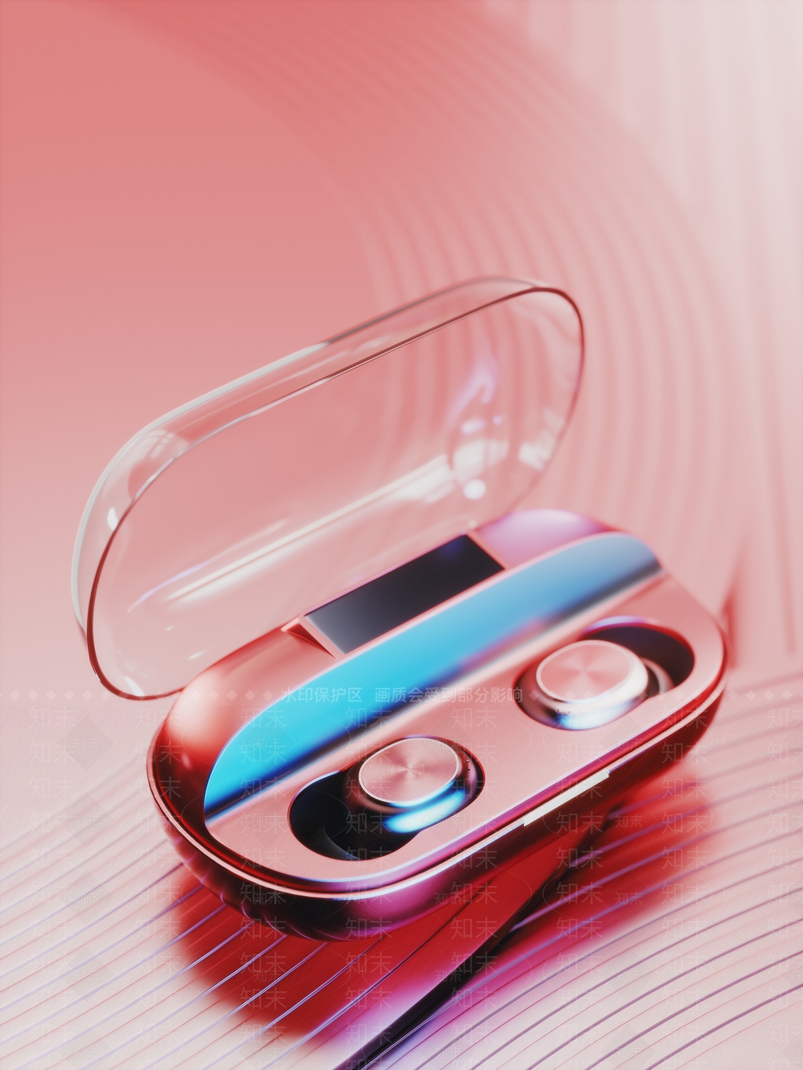 蓝牙耳机3D模型下载【ID:1119983930】