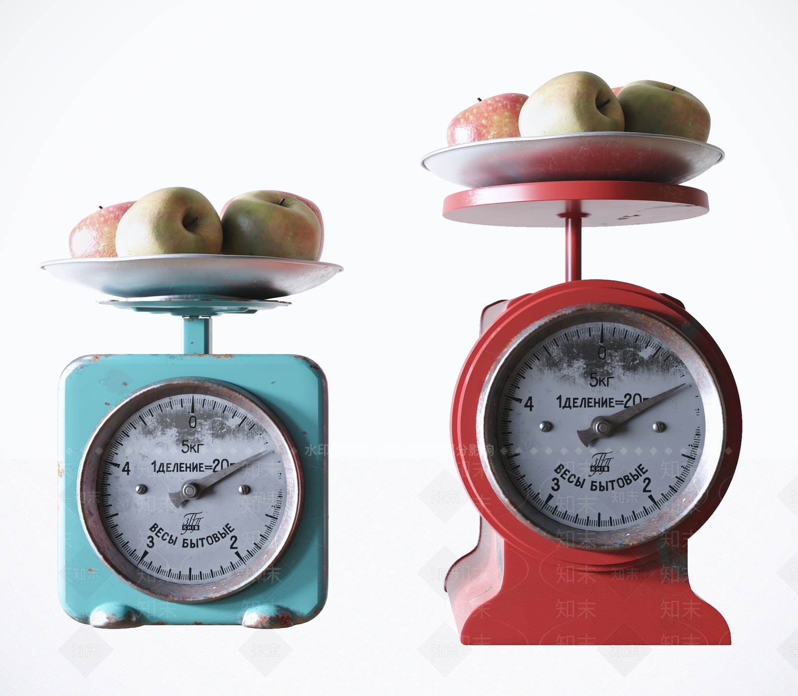 厨房秤3D模型下载【ID:1119996976】