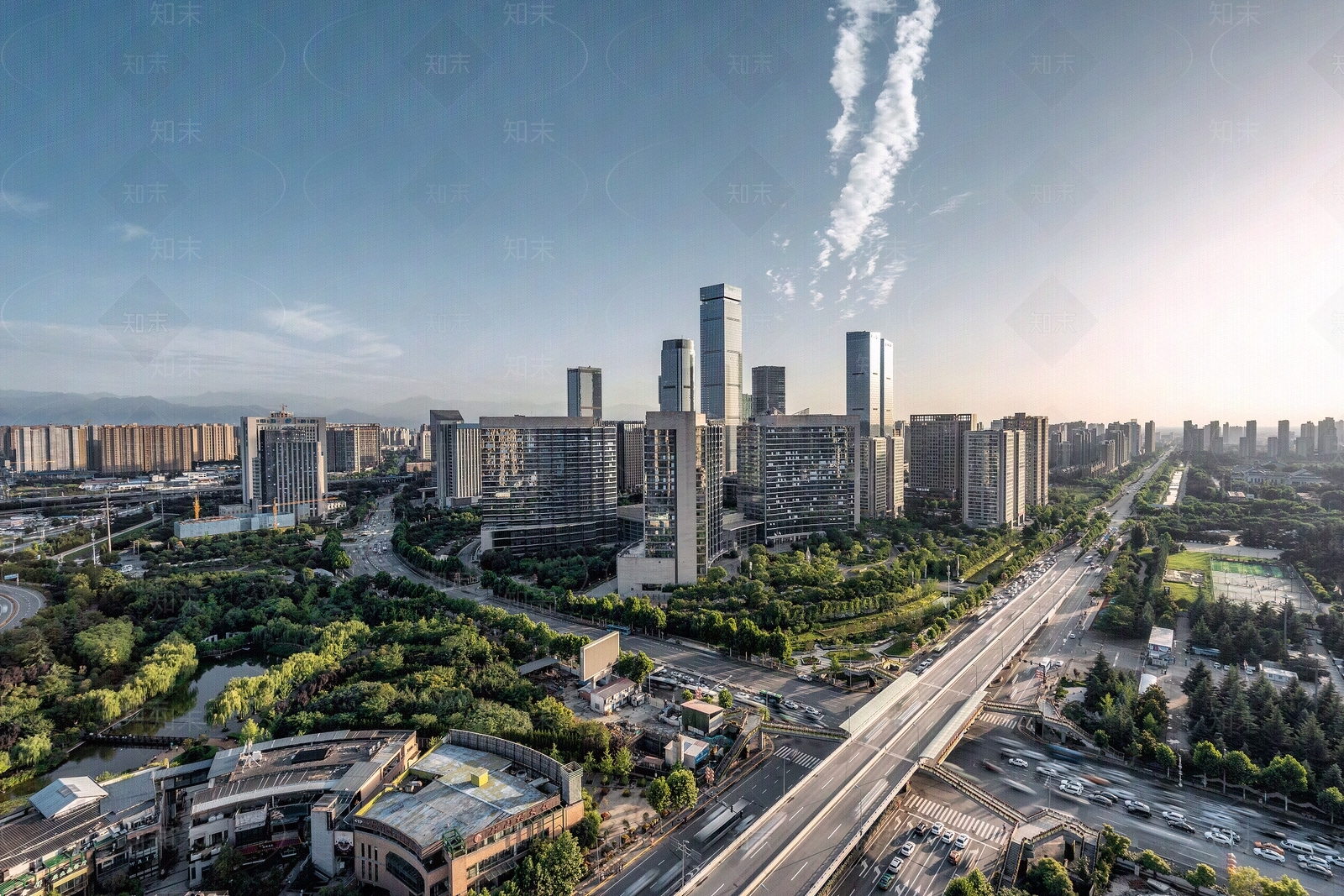 城市背景高清贴图材质
