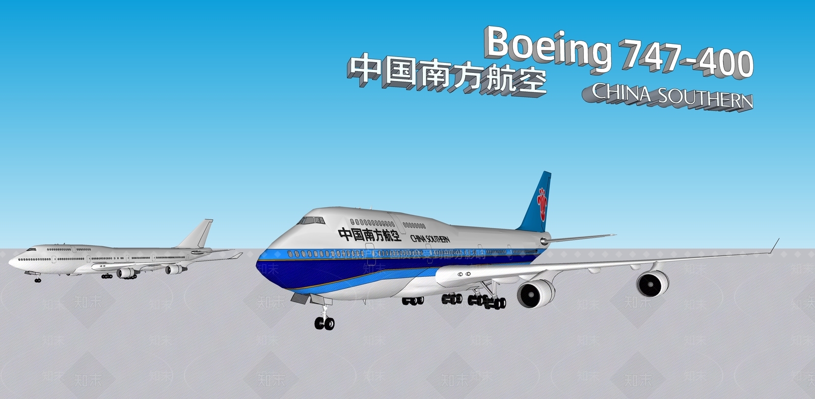 南方航空BoeingSU模型下载【ID:1120080102】