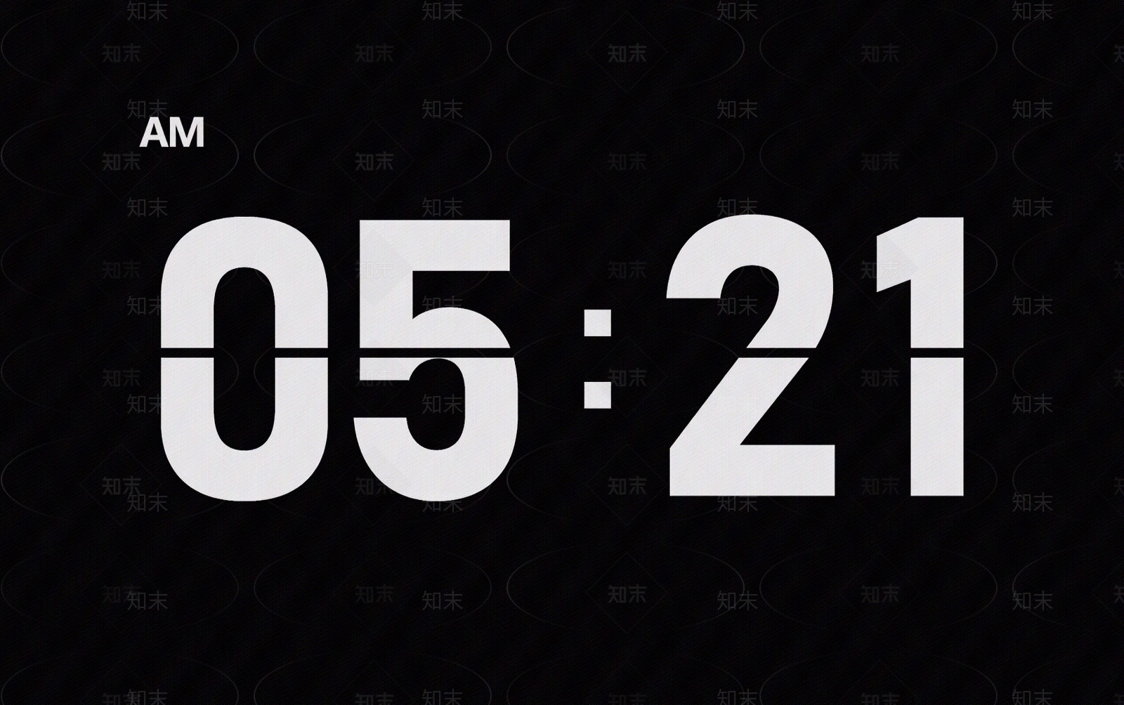 时钟数字玻璃屏幕贴图下载【ID:1195365191】