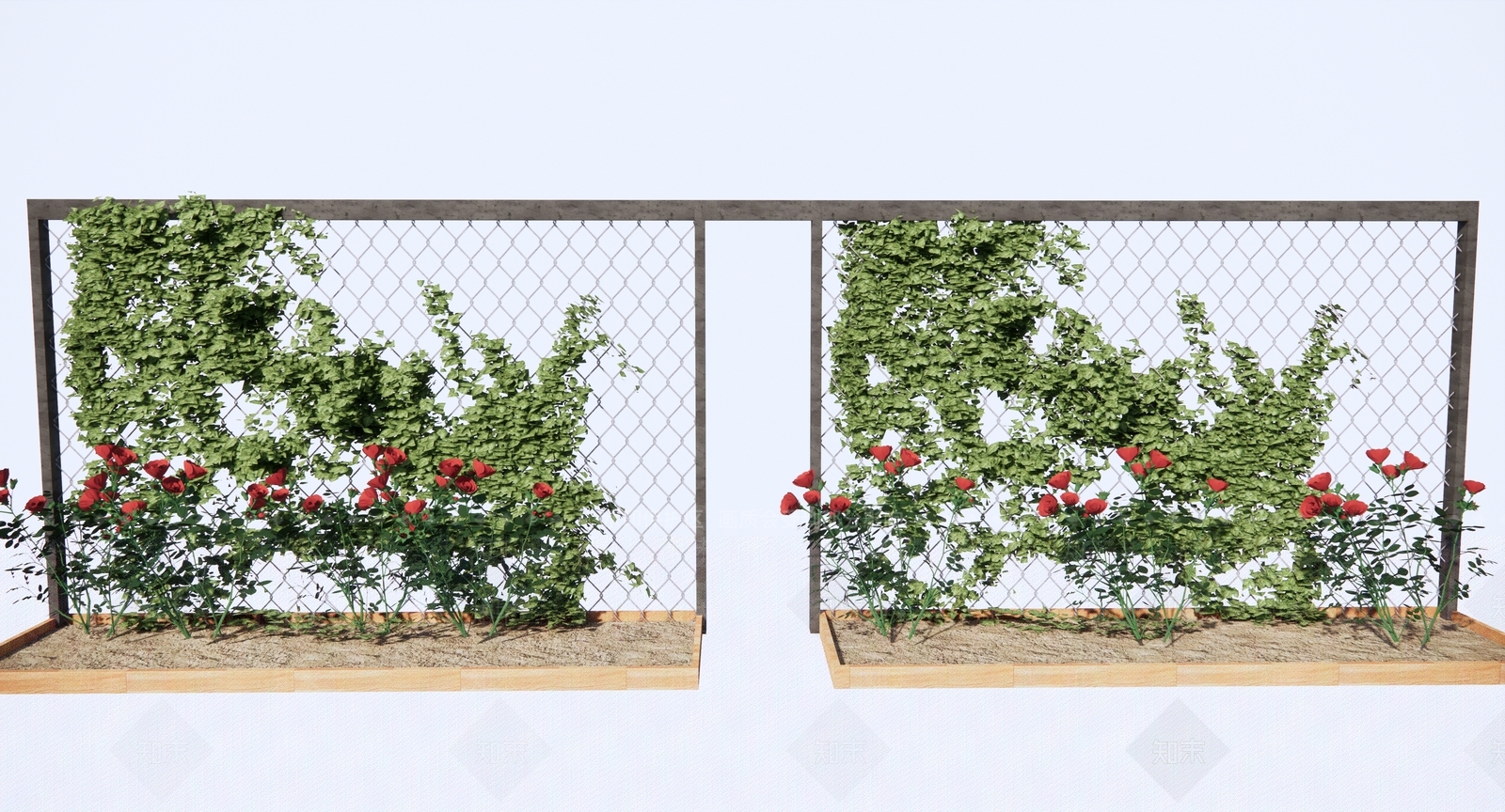 爬藤植物SU模型下载【ID:1120124442】