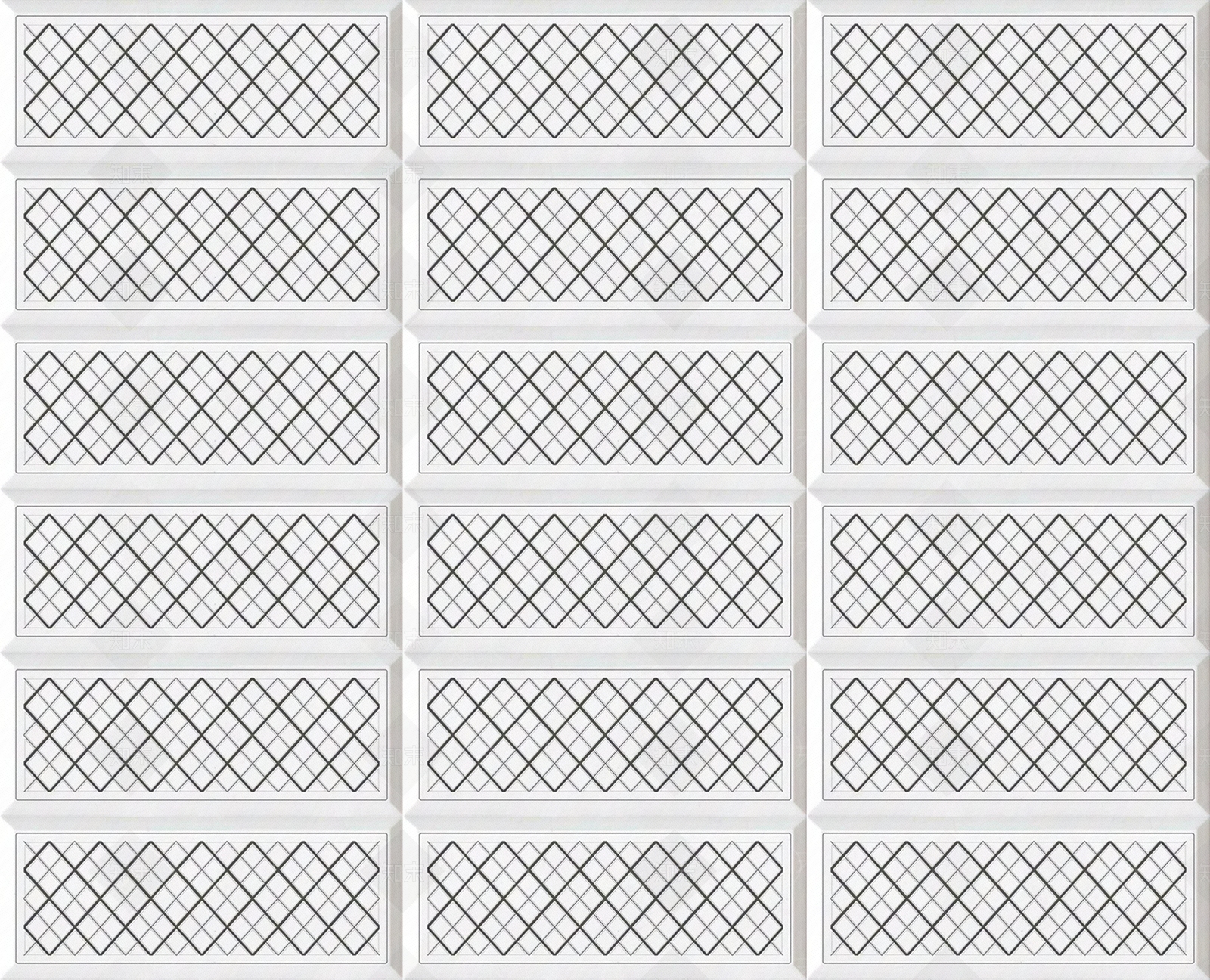 米白色菱形立体砖贴图下载【ID:1120145099】