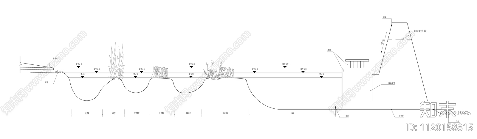雨水花园生物滞留设施施工图下载【ID:1120158815】