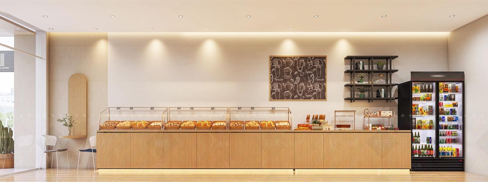 现代面包店3D模型下载【ID:1120162931】