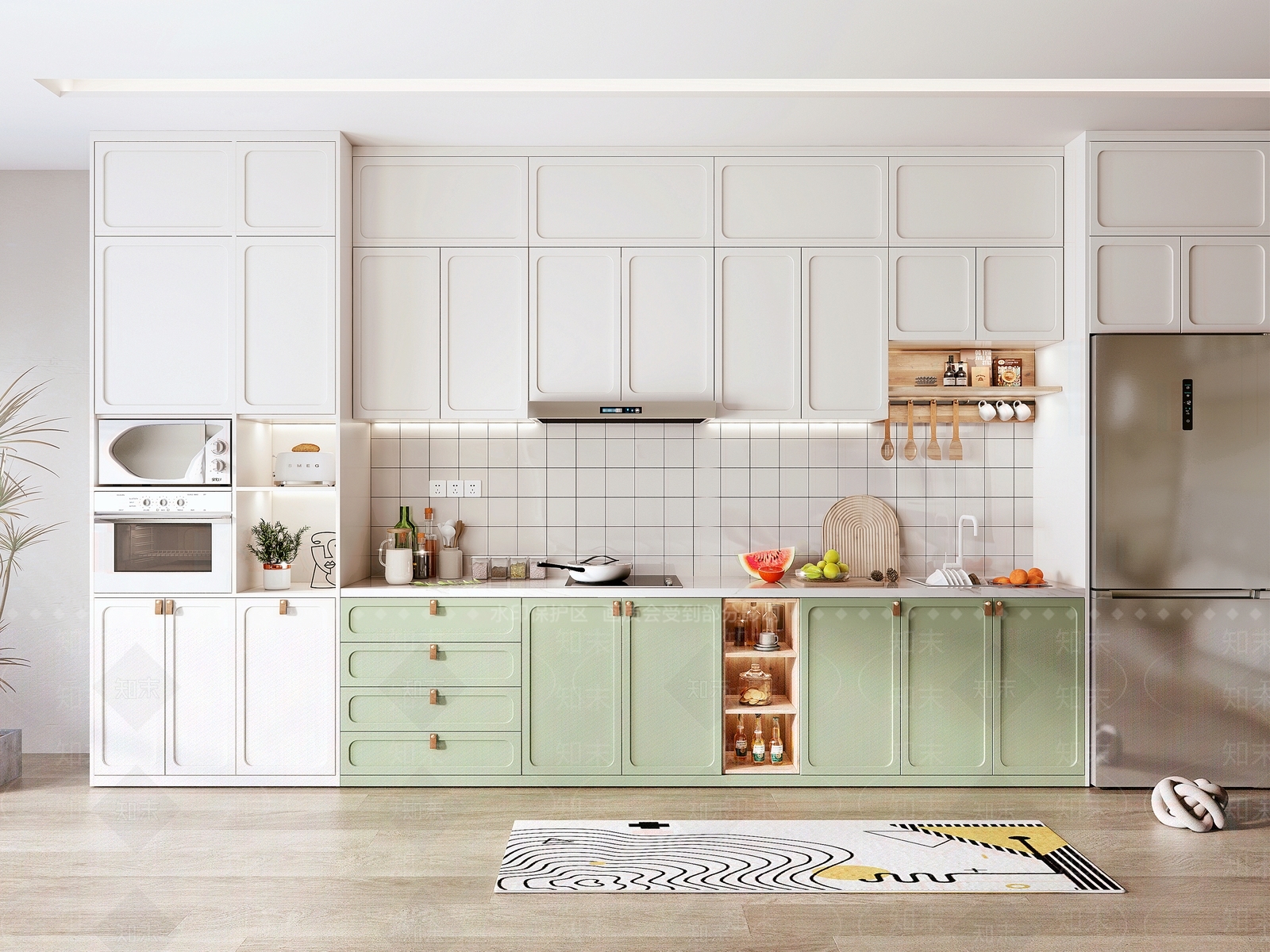 北欧橱柜3D模型下载【ID:1120164845】