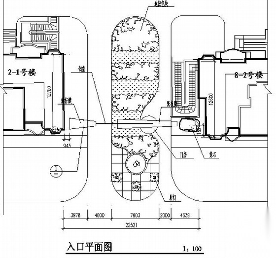 居住区环境设计施工套图cad施工图下载【ID:161100101】