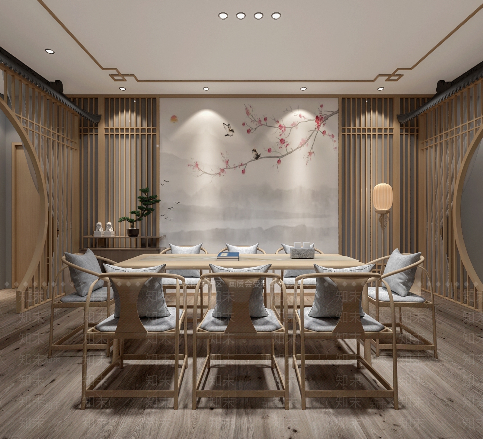 中式剧本杀包间3D模型下载【ID:1120219620】