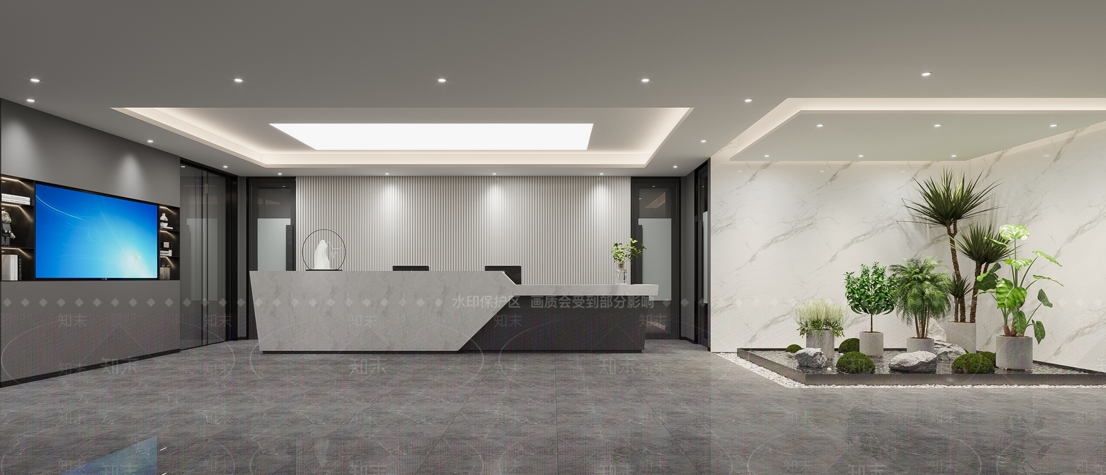 现代前台3D模型下载【ID:1120230606】