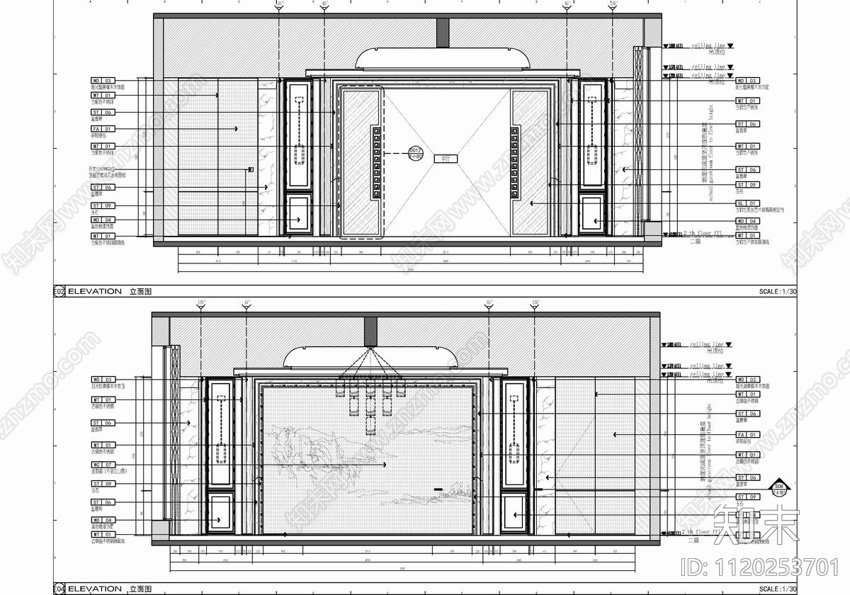 2200㎡娱乐休闲会所CAD施工图cad施工图下载【ID:1120253701】